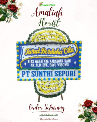 Papan Bunga Duka di Beleka